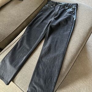 Abercrombie and Fitch Ankle Straight High Rise Jeans